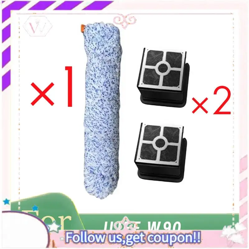 

Щетка-роллер A50F с 2 фильтрами для беспроводного умного робота-пылесоса ILIFE W90 для сухой уборки