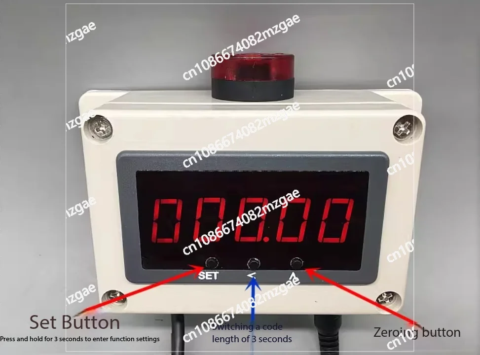 Versatile SCN-P62 Digital Length Measuring Roller with Electronic Display, 12V/24V/220V Automatic Counting Meter