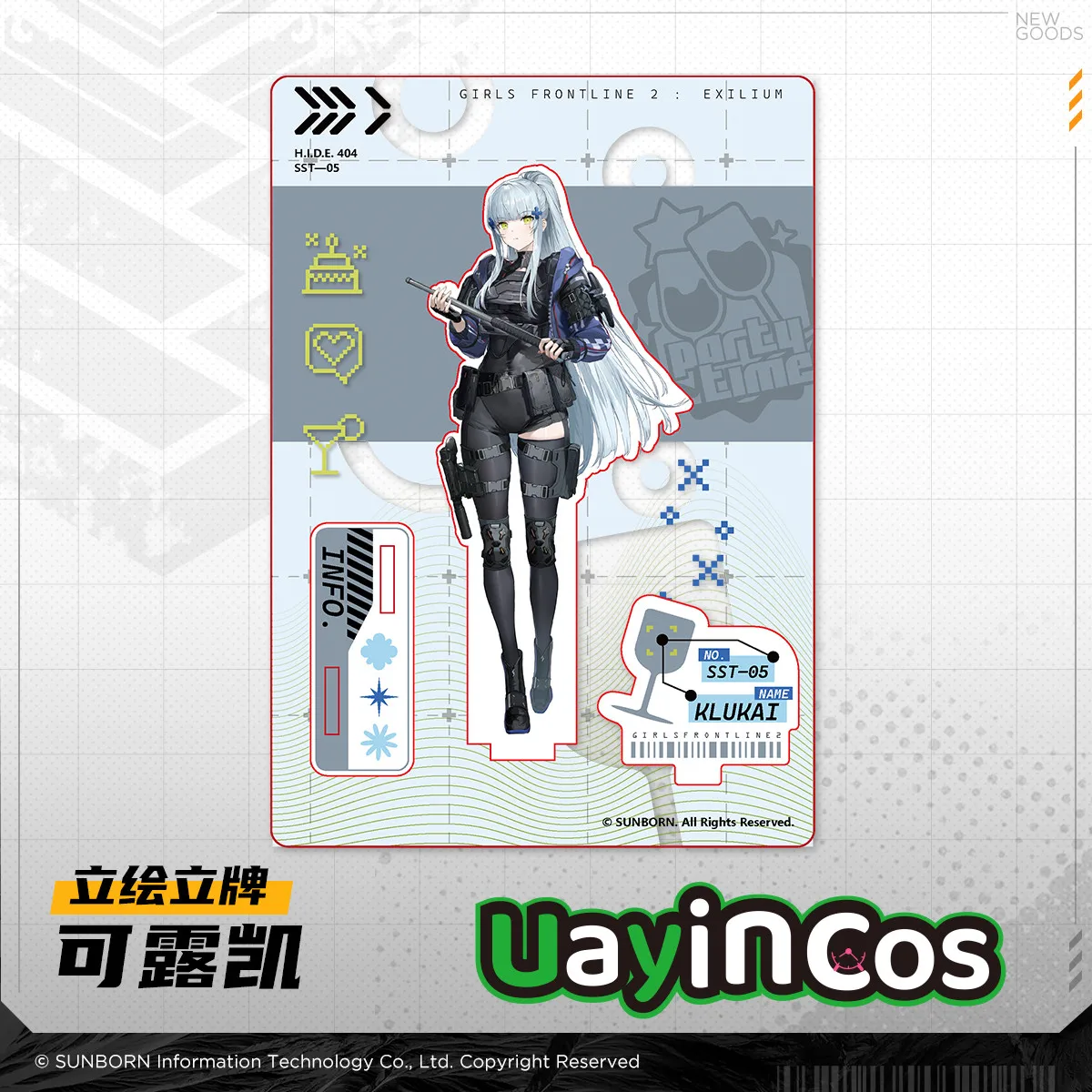 

В наличии оригинальный Klukai Vepley Vepley GIRLS' FRONTLINE 2: EXILIUM акриловая подставка, орнамент, кукла, аниме-фигурка, игровая игрушка, подарки для детей