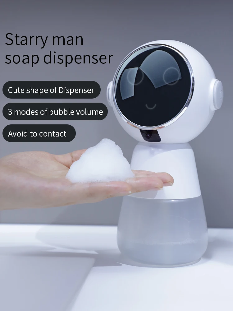 Automatic induction foam washing mobile phone children's baby home tabletop smart usb charging cute cartoon soap dispenser