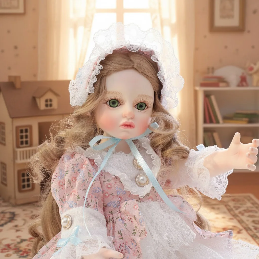 

Cloveray 18 Inch Full Body Vinyl Realistic Vinyl Doll Super Kawaii Vinyl Doll Modern Lolita Style Doll High Quality Toy Kid Gift