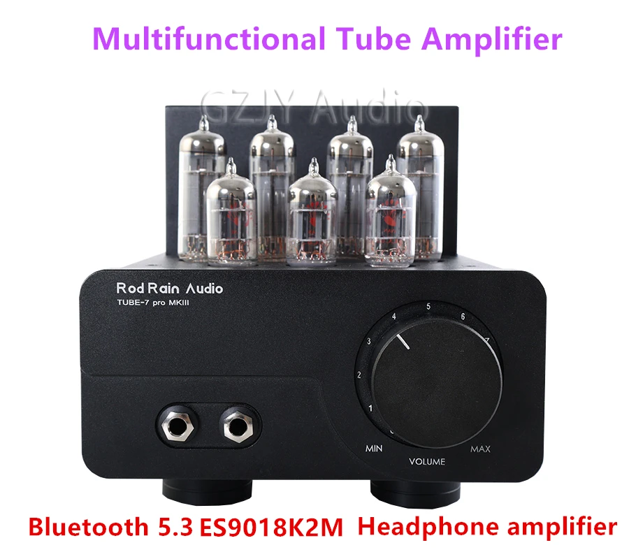 

HIFI TUBE7 Electronic Tube Power Amplifier Bluetooth, And Headphone Amplifier Function, 1 * ECC83, 2 * ECC82 4 * EL84EH