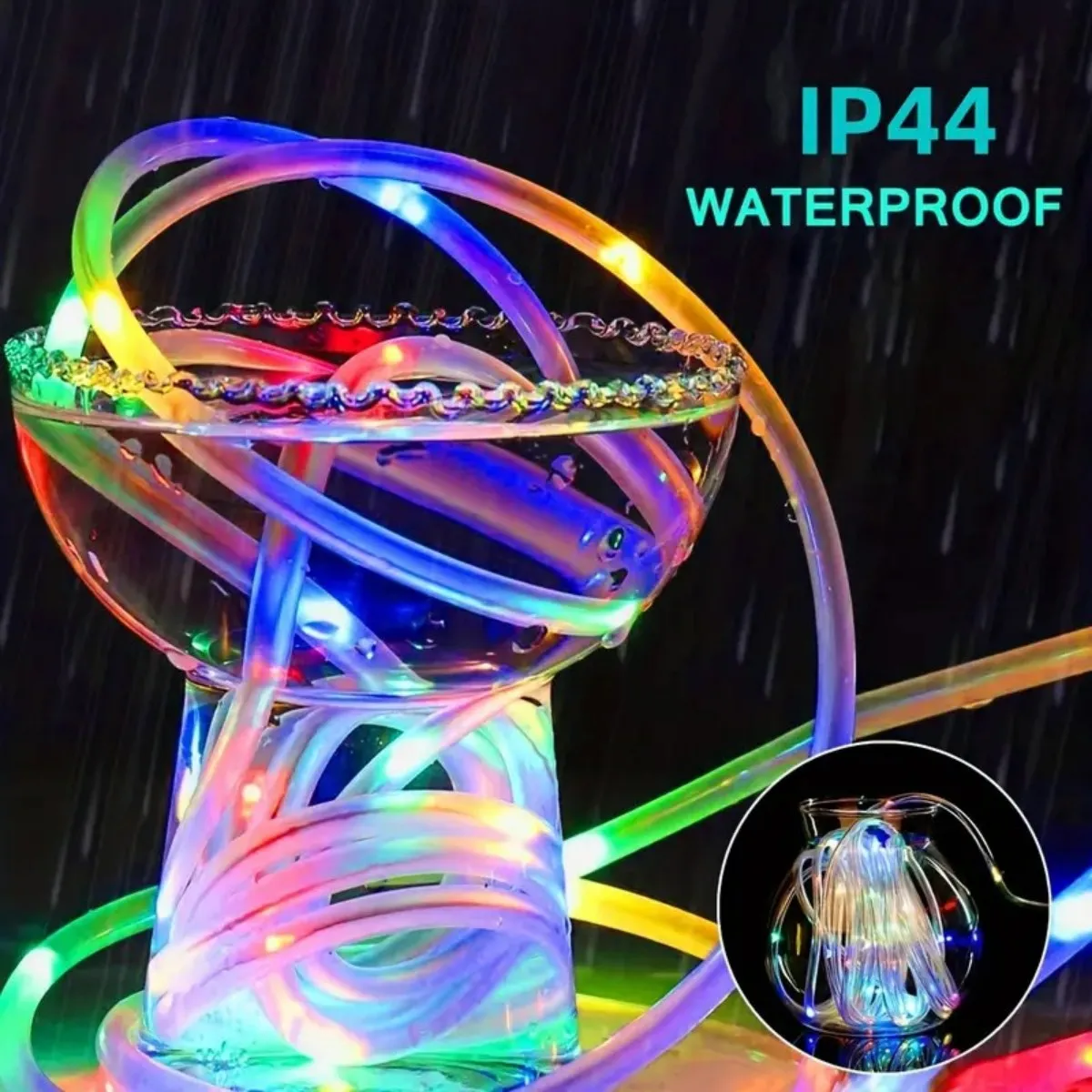 LED wasserdichte Box Röhrenlampe, Kupferdraht Röhrenlampe, wasserdichte Außenlampe, Atmosphäre Dekorationslampe