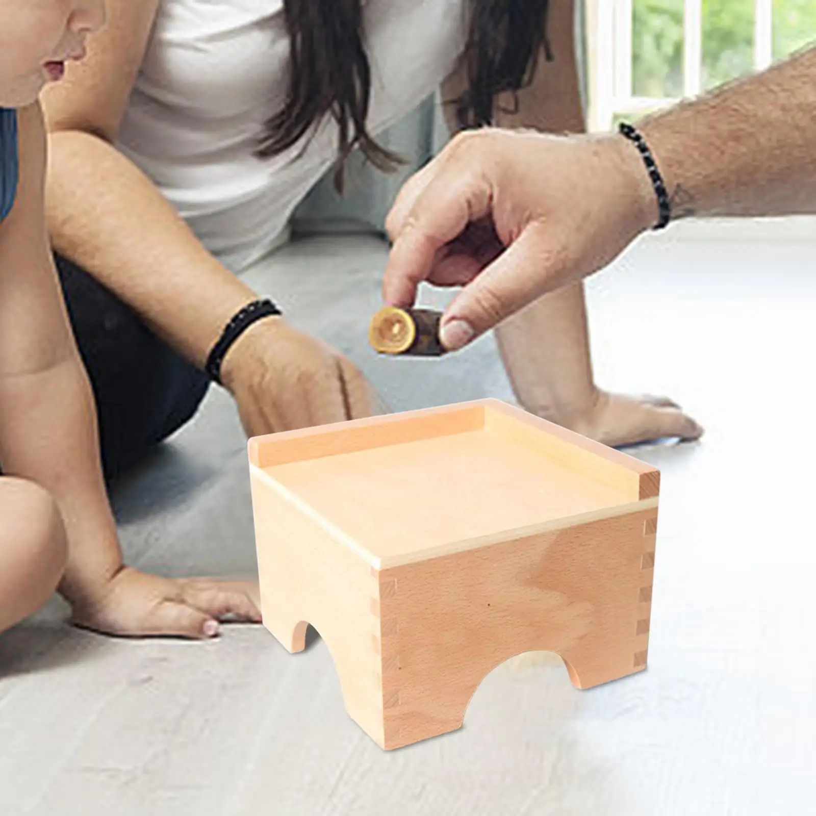 Jouet d'Éducation Précoce Montessori pour Garçon et Fille, Matériel d'Entraînement Sensoriel, Fuchsia, pour Enfants de la Maternelle