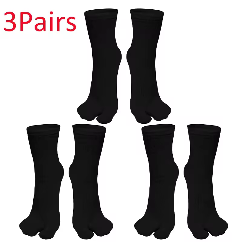Fashion Japanese Style Tabi Toe Socks for Men Women Summer Fiber Two Finger Socks Kimono Flip Flop Sandal Split Tabi Toe Sock - Image 16