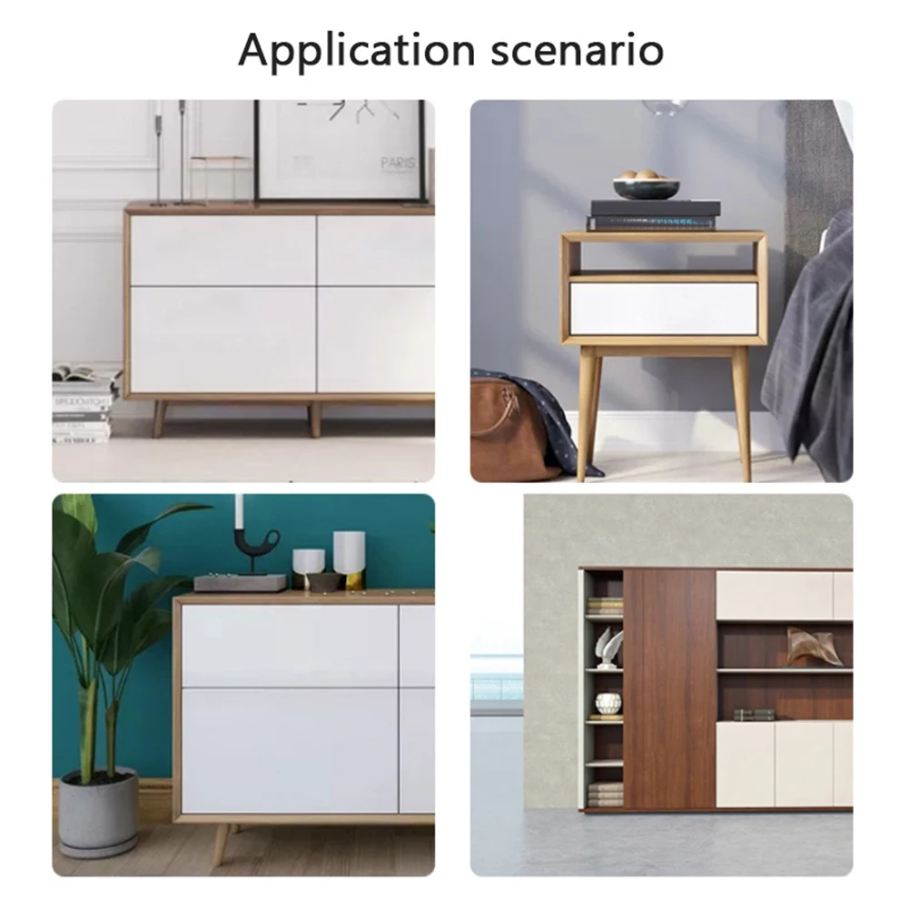 خزانة إلكترونية قفل ذكي غير مرئي مستشعر البطاقة الممغنطة قفل للدرج جهاز قفل خزانة الملابس الخشبي الذي يعمل بالبطارية