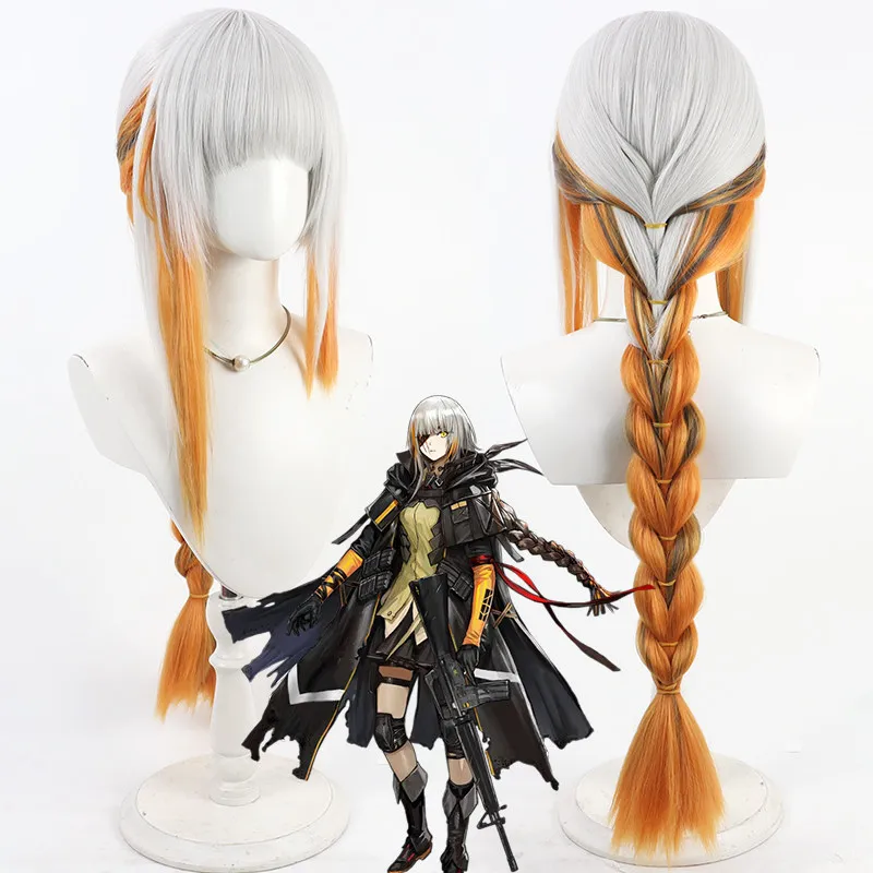 

Girls' Frontline M16A1 Cosplay Wig Halloween Carnival Party Props Synthetic Hair Heat Resistant Fiber + Wig Cap