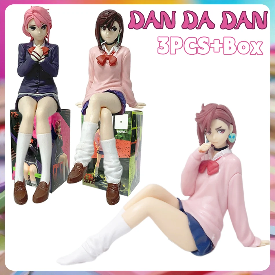 Anime Dandadan Ayase Momo Shiratori Aira Postawa Siedząca S.H.Figuarts Transformowana Model do Składania PVC Figurki Akcji Zabawki Prezent