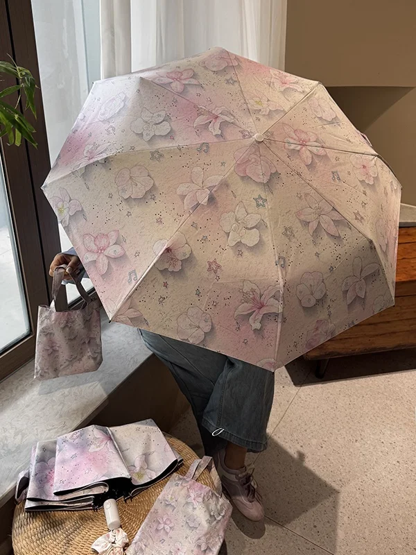 

Автоматический зонт-парасоль: водонепроницаемый, с защитой от УФ-лучей, для дождя и солнца, двойного назначения, очень красивый, для домашнего использования