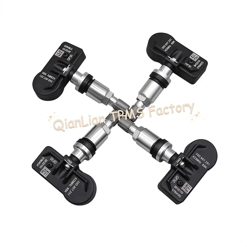 1/4 قطعة 30D907251 TPMS مستشعر ضغط الإطارات اكسسوارات السيارات لفولكس واجن ID.4X CC ID.3 Magotan Talagon Tavendor Viloran Sagitar