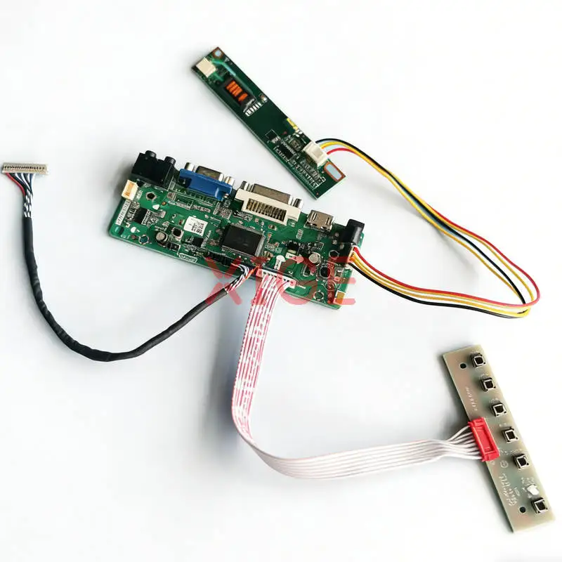 

Плата контроллера для LQ133K1LD4B LQ133K1LA04 LQ133K1LA4A B133EW01 LVDS-20Pin VGA+DVI+HDMI 1-CCFL 1280*800 1280x800 Комплект для самостоятельной сборки