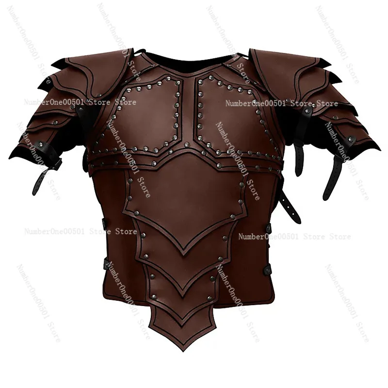 

Medieval Leather Armor Gladiator Samurai Costume Suit Renaissance LARP Gear for Halloween Cosplay Festival