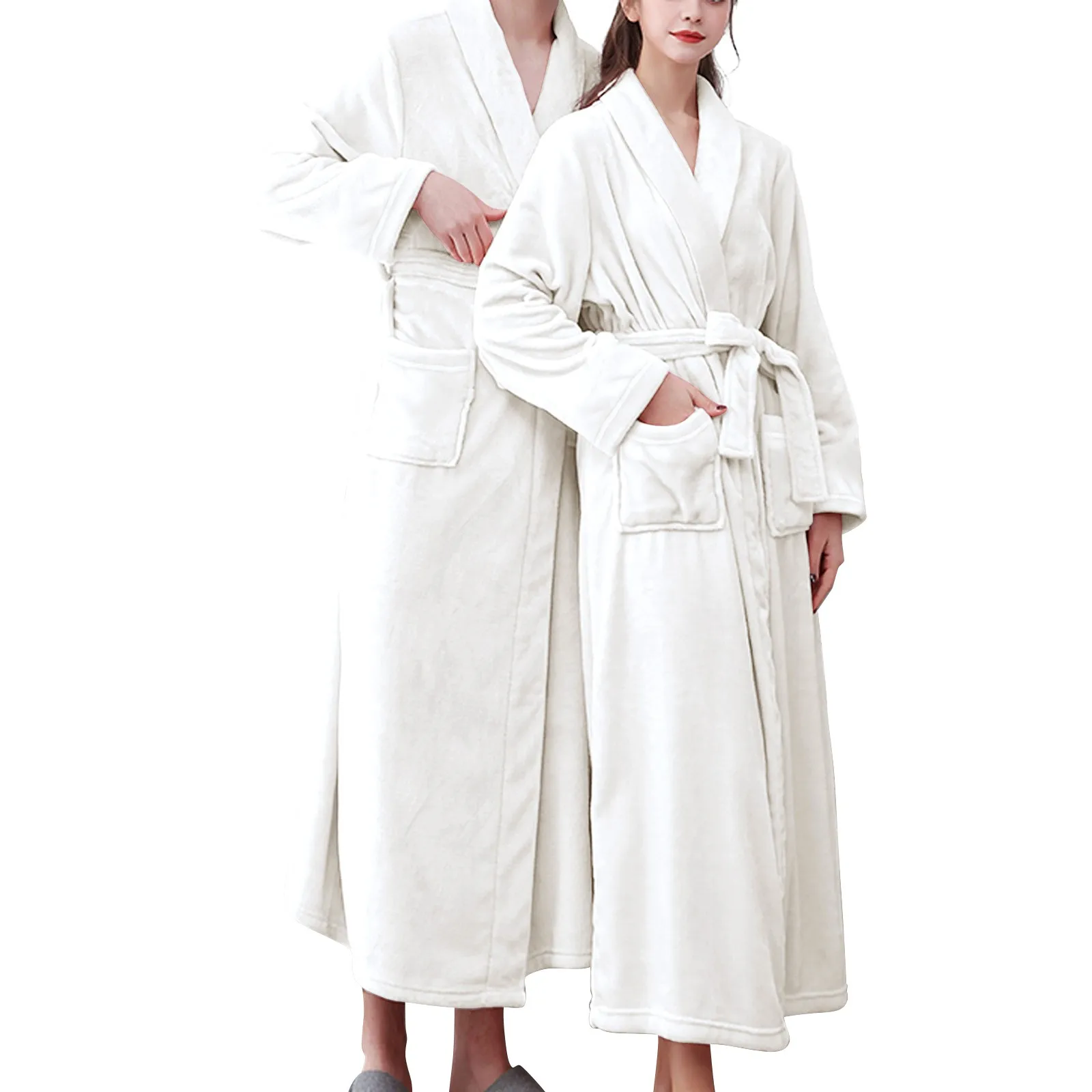 Honeymoon Robes Couples Spa Robes Gift Bride And Groom Gift Mr Mrs Bathrobes Flannel Anniversary King Queen Bathrobes