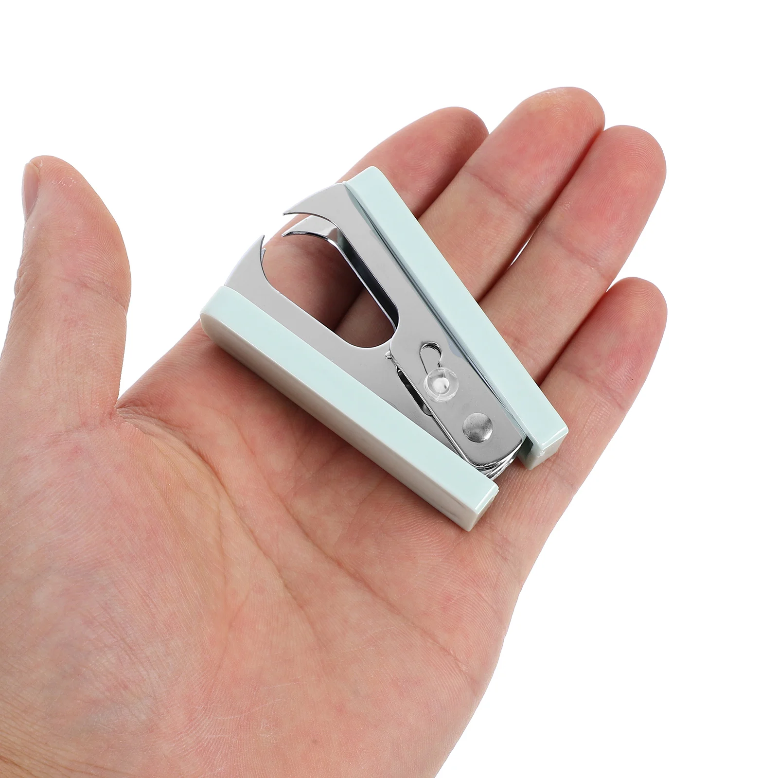 

Acrylic Staple Puller Remover Professional Pinch Jaw Style Ergonomic Tool for Office Classroom School Nail Remover Tool