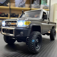 New MN82 Pro Retro Rc Car With LED Lights Full-scale Simulation 4WD LC79 Remote Control Pickup Truck Model Boy Adult Toy Gift