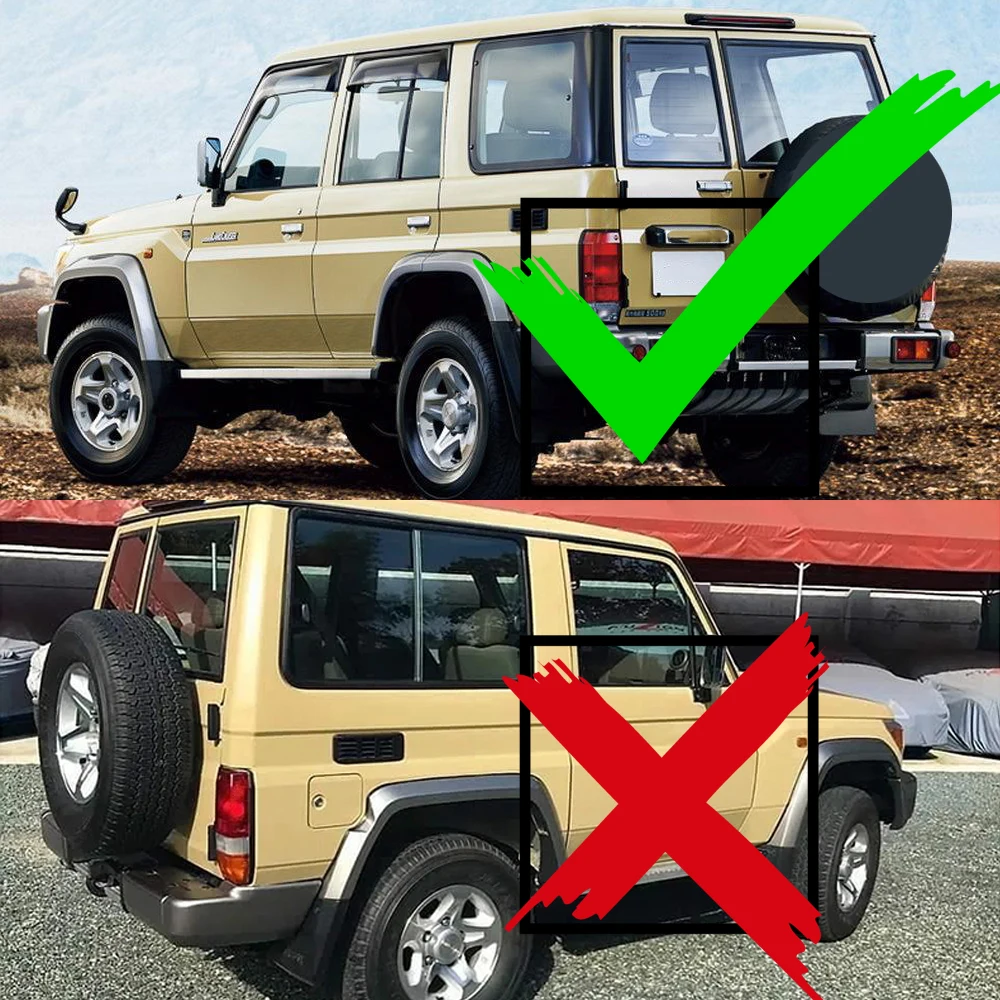 Samochód samochód tylko w 5 drzwi tylne światło światło hamowania dla Toyota Land Cruiser Prado LC76 LC77 4500 LJ77 RJ77 FZJ76 GRJ76 HZJ76