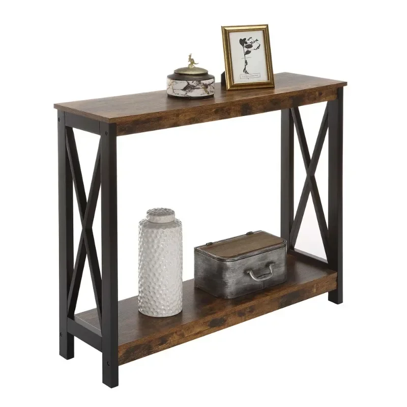 

Console Table with Shelf, Black