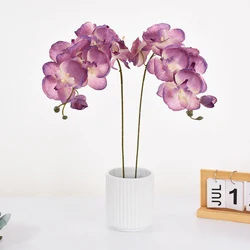 Artificial Butterfly Orchid Flowers for Home Room Garden Decoration DIY Wedding Bouquet Real Touch Silk Phalaenopsis Fake Plant