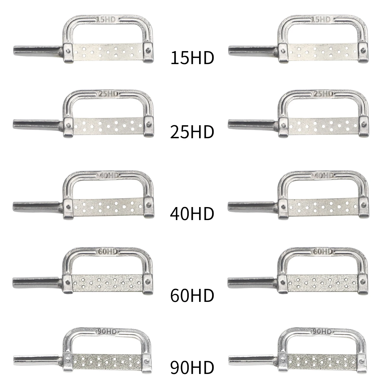 Dental 4:1 Reciprocating Interproximal Strip Against Contra Angle Handpiece Orthodontic Treatment Enamel Gauge Measure Tooth Gap