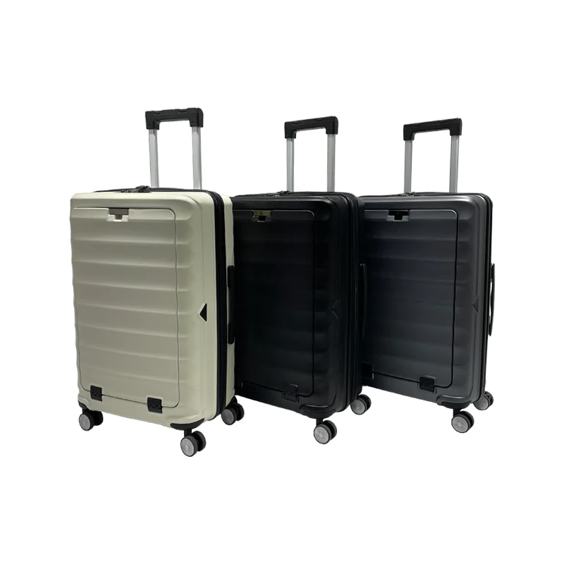 Travel Suitcase Set Luggage Sets with Cup Holder Mobile Luggage Case