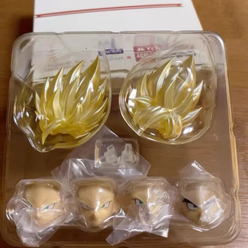 

（In Stock）Dragon Ball GT SHF Son Goku Head Accessories Head Sculpt Kit Anime Action Figure Collection Model Gifts Toys