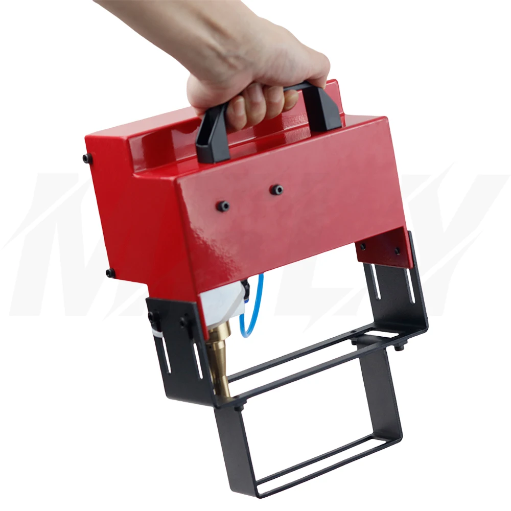 Pneumatische Markeermachine 100x20mm Metalen Markering Graveermachine Air Dot Peen Markeermachine Voor VIN/code/Chassis Nummer 220V - afbeelding 2