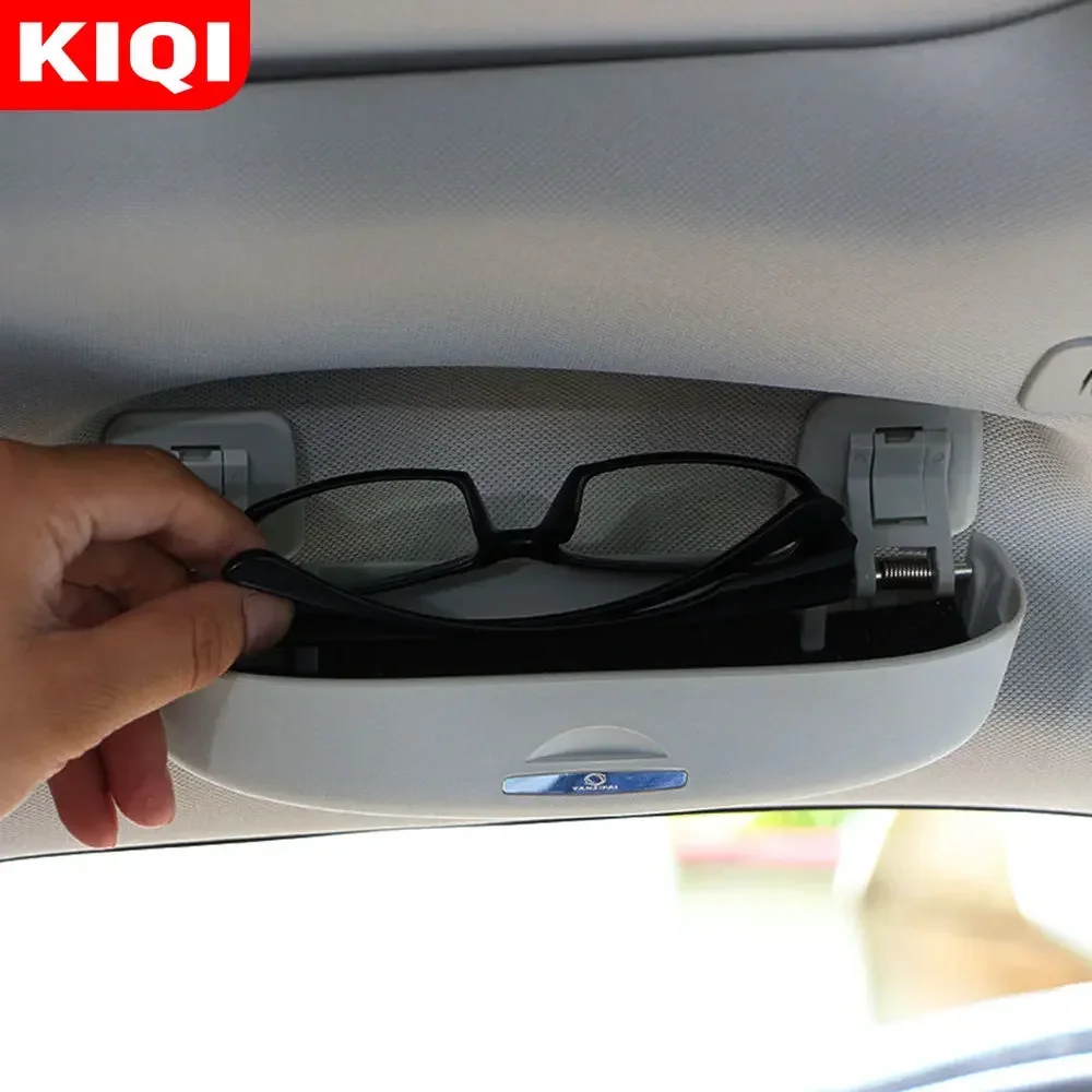 Car Sunglasses Holder for Audi A1 S3 S4 S6 S7 A3 A4 A6 A7 RS4 Q2 Q3 Q5 2013 - 2023 Auto Glasses Case Cage Storage Box
