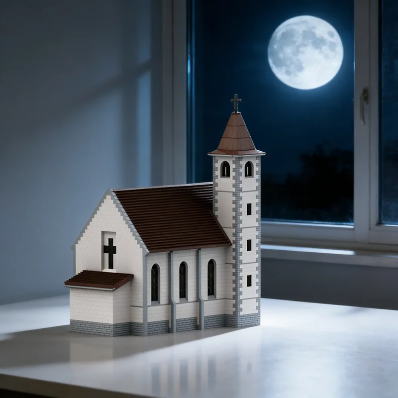 

7517pcs MOC Church Modular Streetscape Model Building Blocks Creative DIY Gift Display Decor Assemble Premium Adult Kids Desk