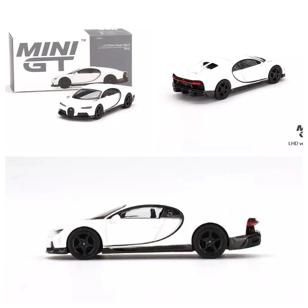 Mini GT Chiron Super Sport Car 1:64 Metal Diecast Car Model Toy #440 Diecast Model Car Collection Limited Edition Hobby Toys