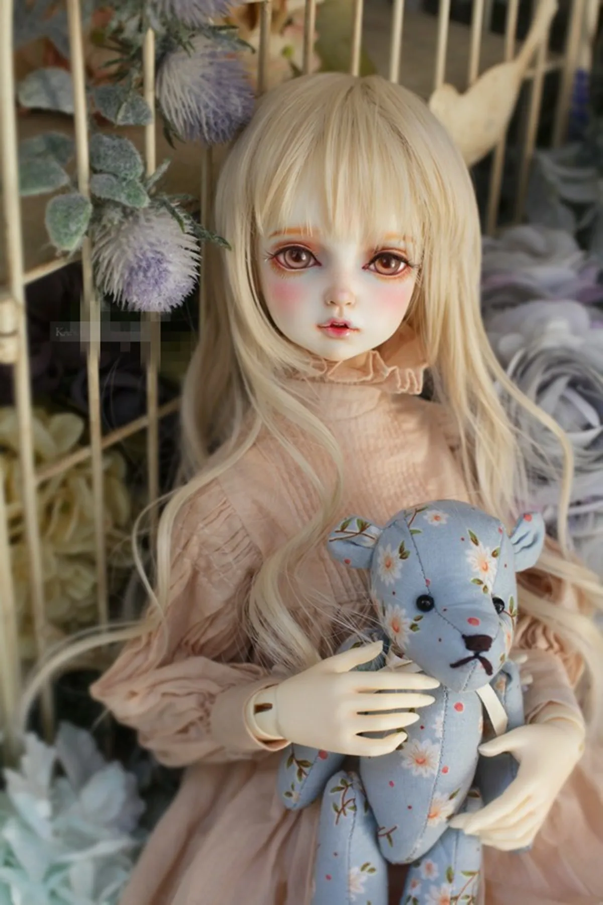 New Bamboo Bambi Cute Girl 1/3 60cm Bjd sd doll ratio limited set of single head with big sd10 can be child made up