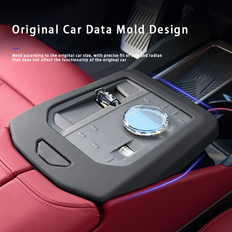 لسيارات BMW 5 Series i5 G60 2024 + سيارة التحكم المركزي والعتاد التحول غطاء لوحة أزرار المضادة للخدش حماية الوسادة الداخلية اكسسوارات