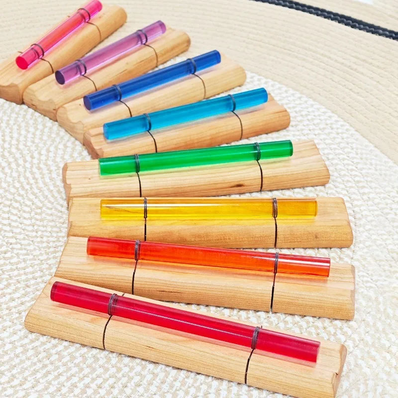 

Colorful Crystal Sound Beam 432HZ Meditation Sound Healing Chimes Bell Yoga Stress Relief Relaxation Percussion Instruments
