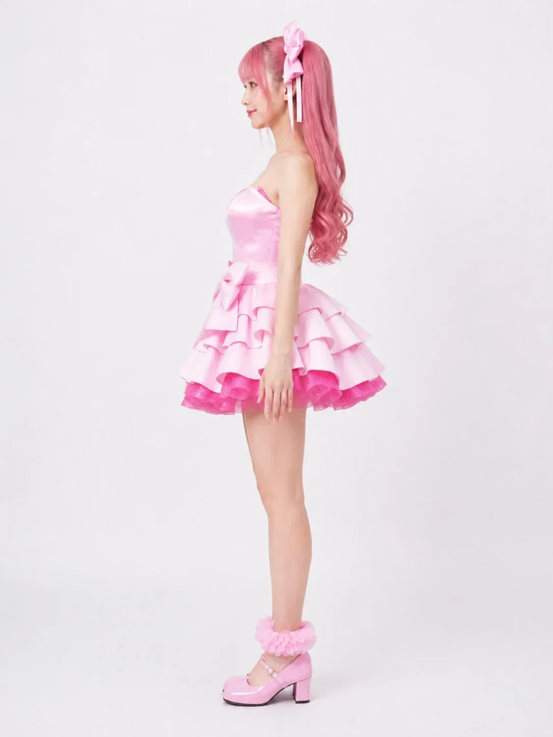 Zombie Bühnenkostüm Mizi Sua Cosplay Weißes Kleid Outfit Alien Bühnenkostüm für Frauen Erwachsene Halloween Comic Con Bühnenauftritt Kostüm – Detail 9