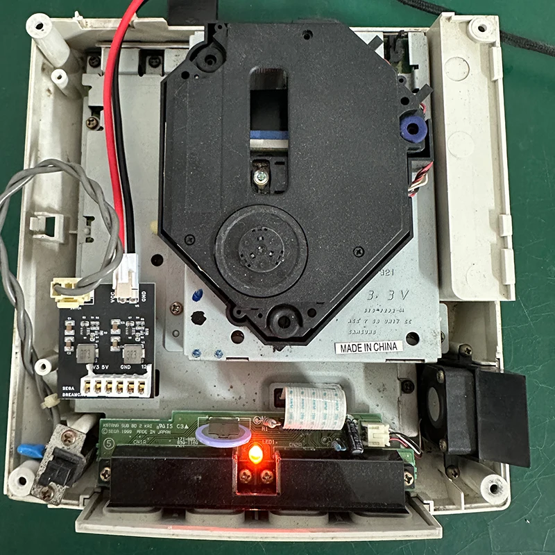 Interface type-c Console de jeu SEGA Dreamcast Modification de la carte d'alimentation Plug-and-play