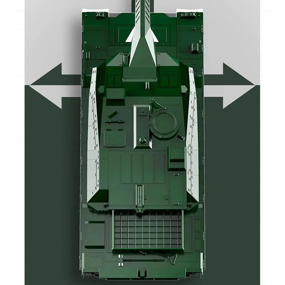 Jouet de modèle de véhicule blindé de guerre RC pour enfants, télécommande, simulation sur chenilles, pulvérisation de bombe à eau précieuse, 2.4 tr/min, 15000 GHz