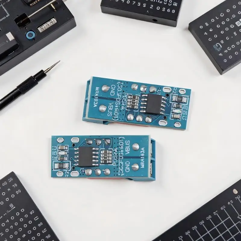 1/2/5 قطعة اختبار USB Type-C قابل للتعديل ، 5-20 فولت الأزرق PD وحدة إمداد الطاقة ، 100 واط شحن سريع اختبار PD الزناد المجلس