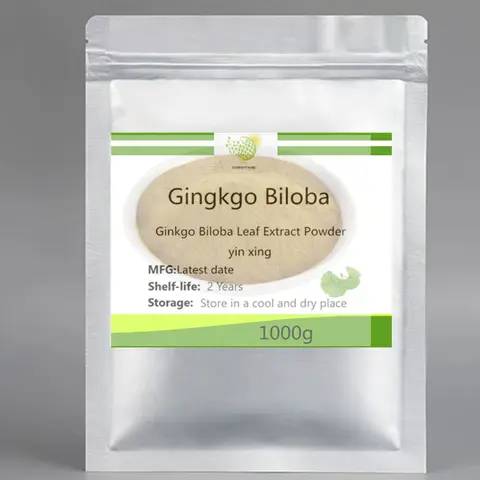 Home Crafts/Factory professional packaging and sealing No586 GINKGO BILOBA EXTRACT ,for  Holiday bright glitter powder