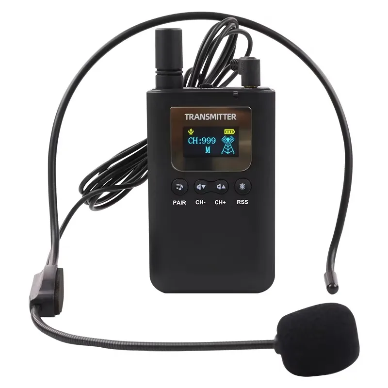 نظام دليل الصوت الهمس اللاسلكي 2.4G وقت الانتظار الطويل 999 قناة لجولة المجموعة التدريس زيارة السياحة الترجمة #2