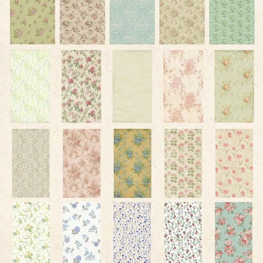 60 sheets Photo Albums Hand Account Stickers Background Paper Notebook Scrapbooking Material Planner DIY Craft Handbook Notes