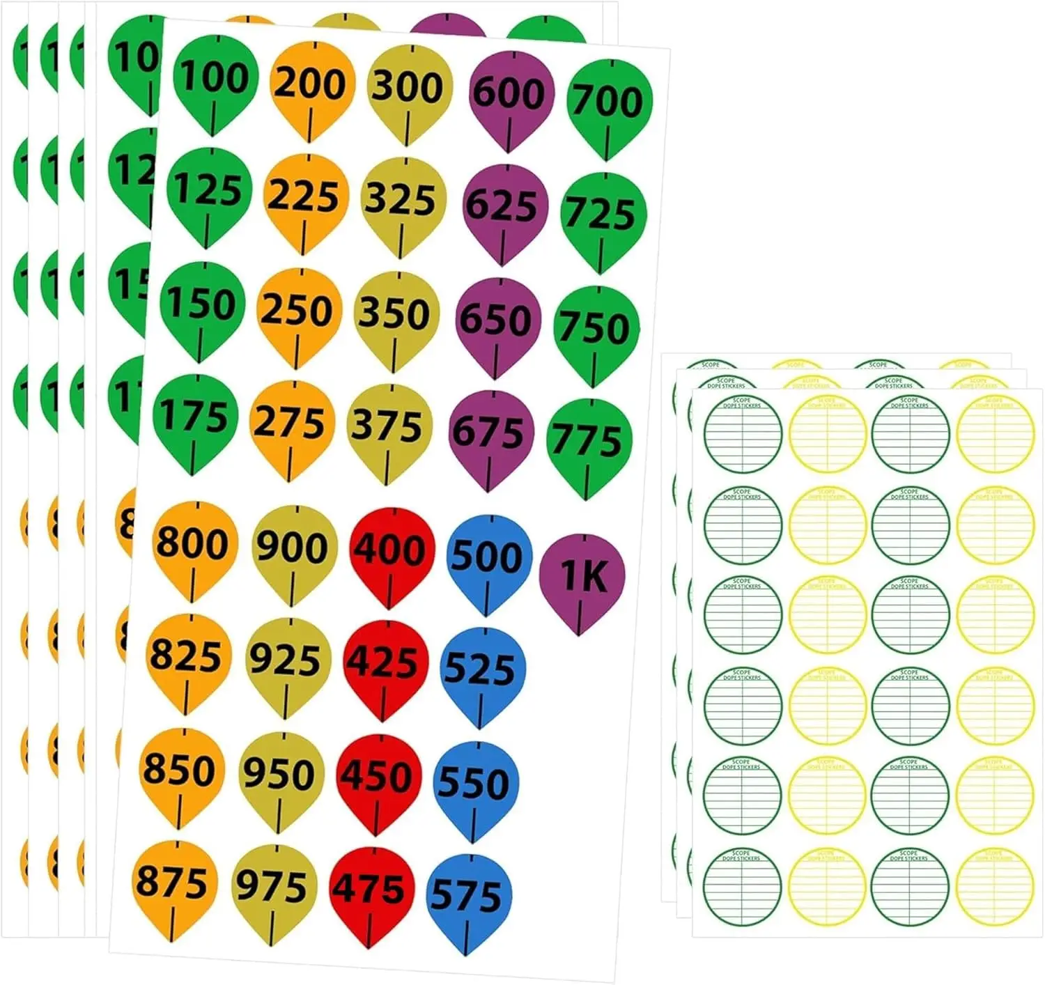370 Pcs Rifle Scope…