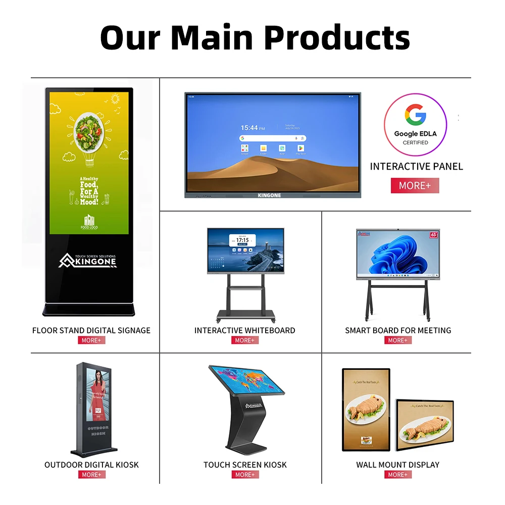 Best 65 Touchscreen Monitor Smart Board With Wheels Large Electronic Whiteboard For Home Education Business Conference Room