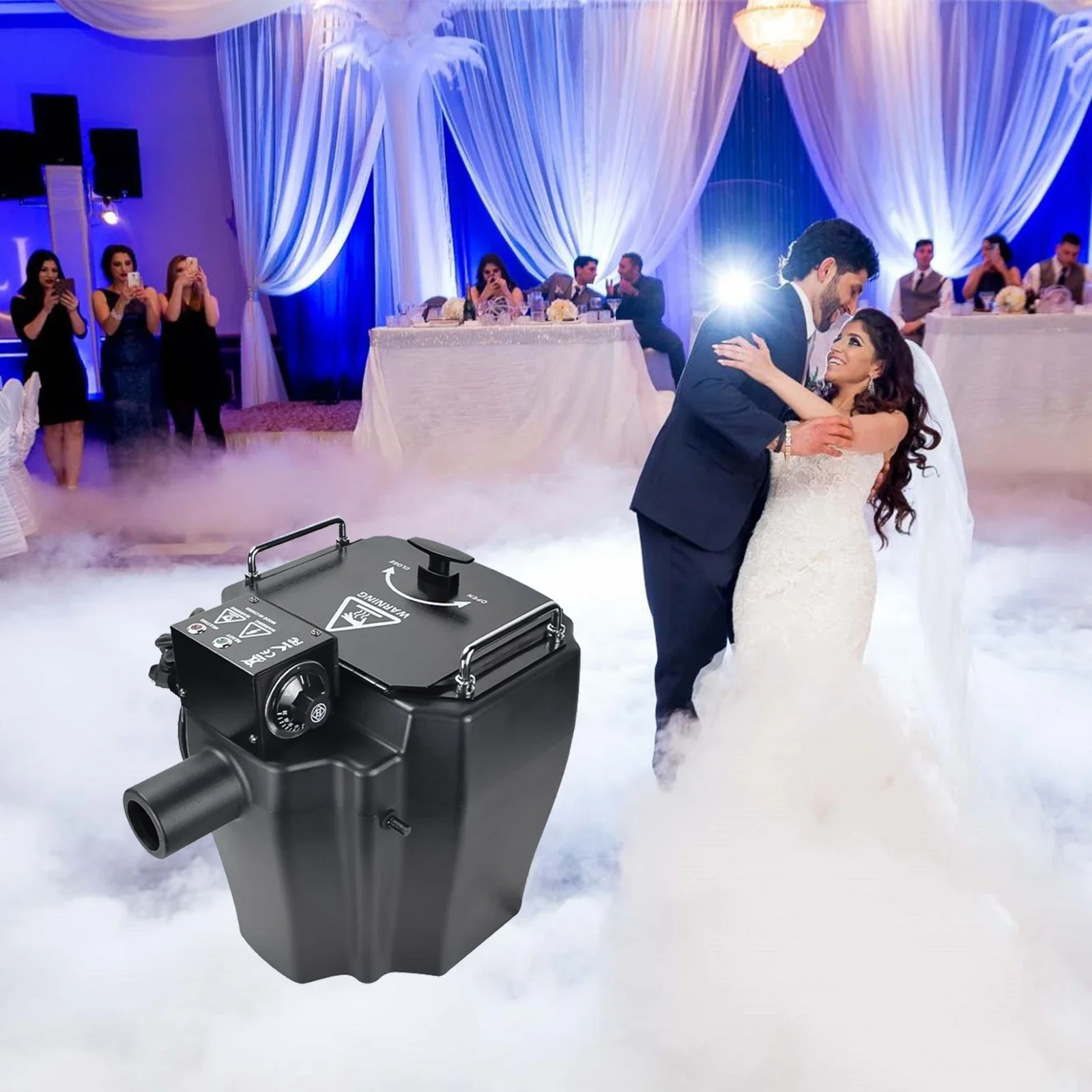 Liuyang High Quality 3500W 6000W Amazing Ground Mini Low Dry Ice Machine Fog Machine For Wedding Party Stage Events