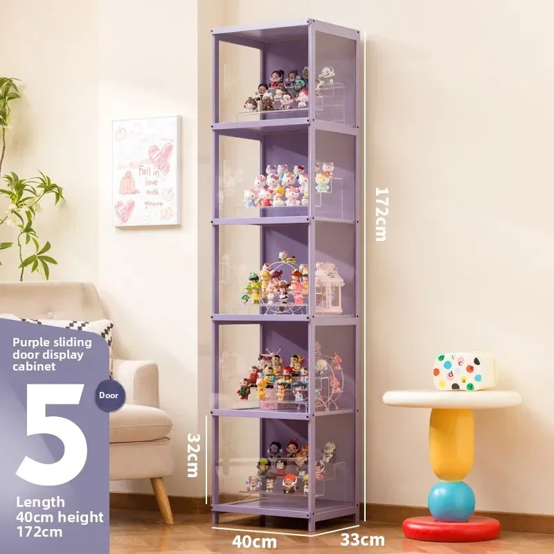 Vitrina transparente para figuras, adecuada para modelos Lego, bloques de construcción, juguetes, muñecas, bolsas, cajas sorpresa, estante de almacenamiento.
