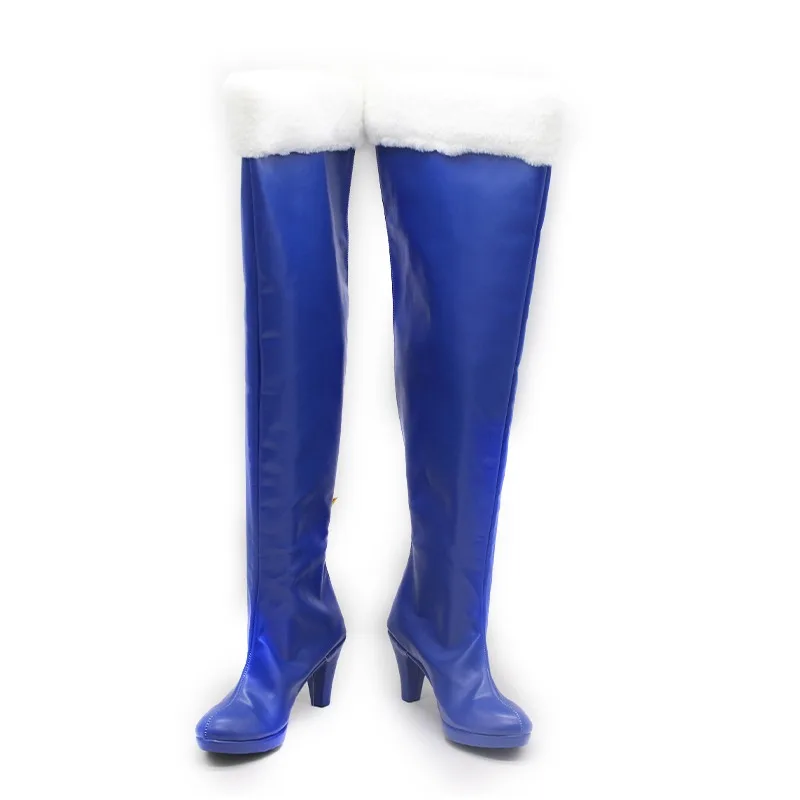 キュアコスモコスプレ靴アニメアクセサリーユニコスプレ小道具ハロウィンカーニバルブーツ PU 靴カスタムメイド