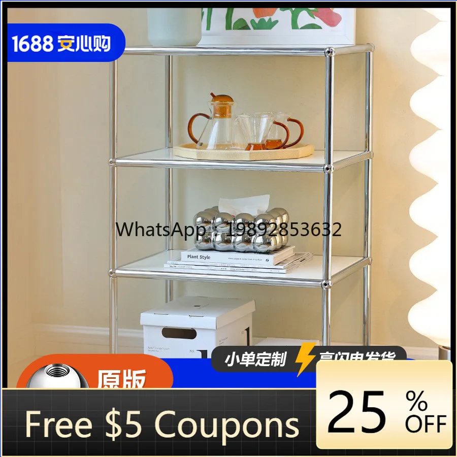 

LYY Module Storage Living Room Bedroom Side Storage Shelf Modern Simple Rack