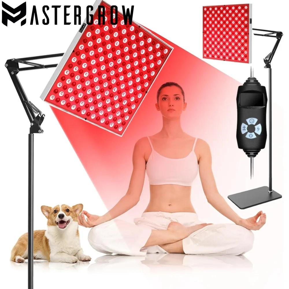 225Pcs LED Red Light Panel Lamp for LED Light Back Pain Relief Weight Loss Slimming Machine Waist Shoulder Heat Massager