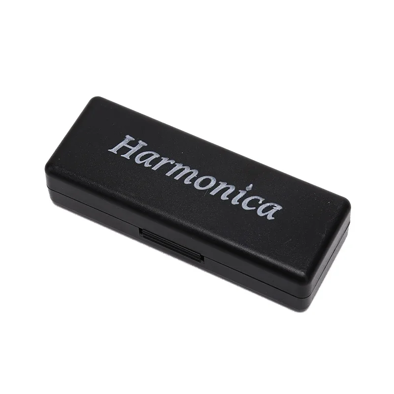 1PC Professional 10 หลุม Harmonica พร้อมกล่องปากออร์แกนโลหะเครื่องดนตรีสําหรับเด็กผู้ใหญ่เริ่มต้นของเล่นดนตรี