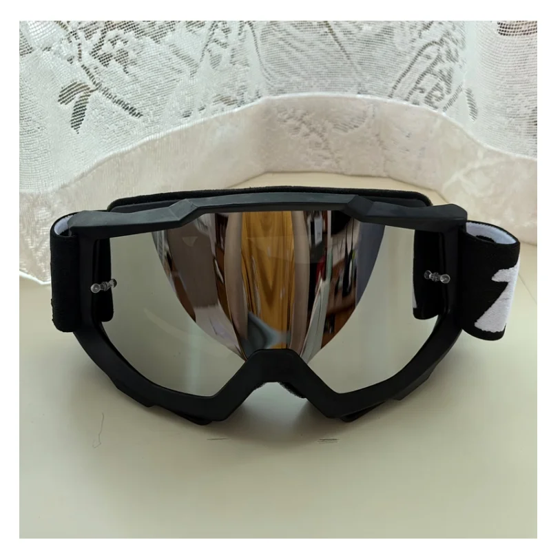 Outdoor Utility Sports Goggles Adjustable Fit Windshield Eyeglass for Ski Riding Desert Trekking Cross Country Sport