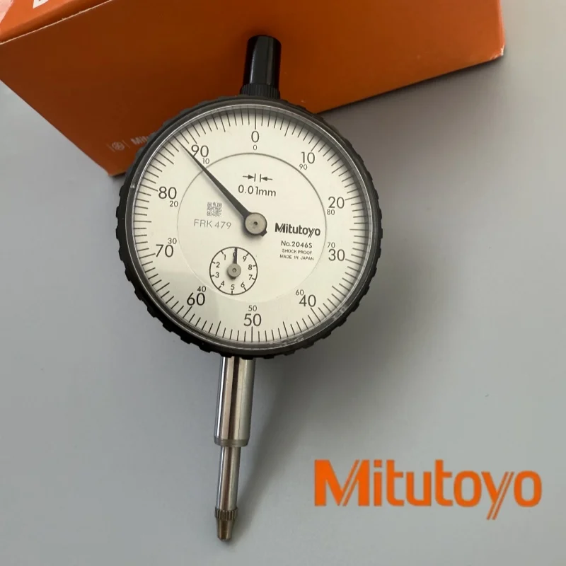 

Mitutoyo Dial Indicator No: 2046S 0-10mm Meter Precise 0.01mm Resolution Indicator Mesure Quality Assurance Measuring tool