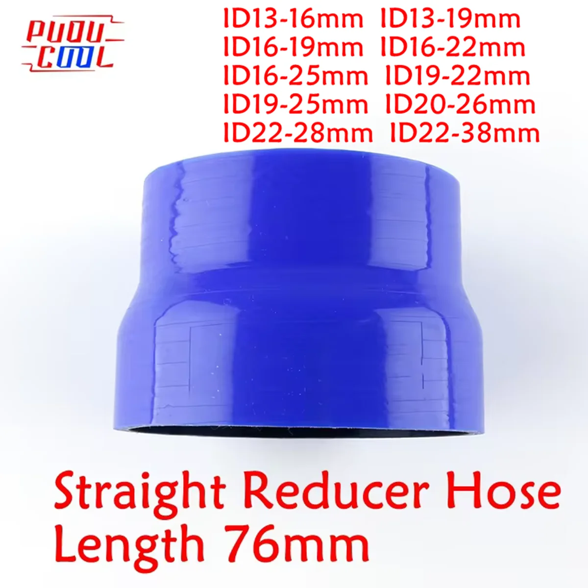 

Blue 76mm Length Straight Reducer Pipe General Coolant Intercooler Silicone Hose ID 13mm 16mm 19mm 22mm 25mm 26mm 28mm 3 Or 4Ply